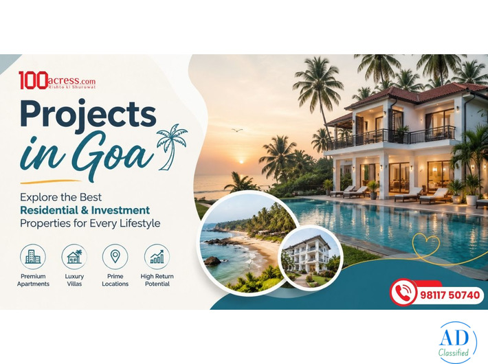 Projects in Goa | Luxury Villas, Plots & Farmhouses Guide