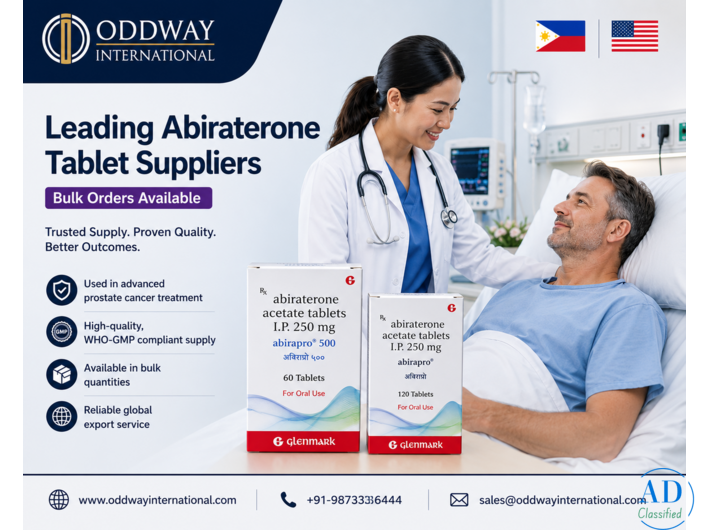 Abiraterone Price in Philippines for Bulk B2B Supply - Oddway