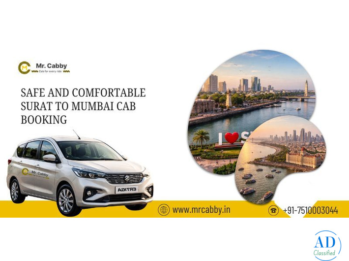 Trusted Surat to Mumbai Cab for Long Trips