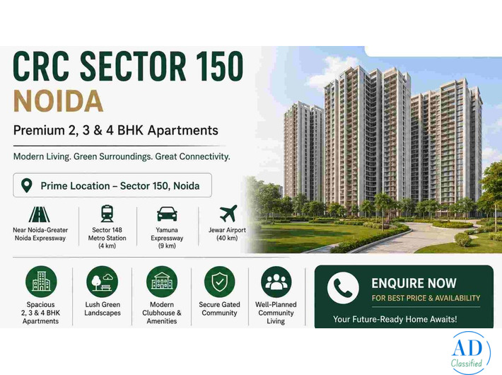 CRC Sector 150 Noida Luxury Apartments