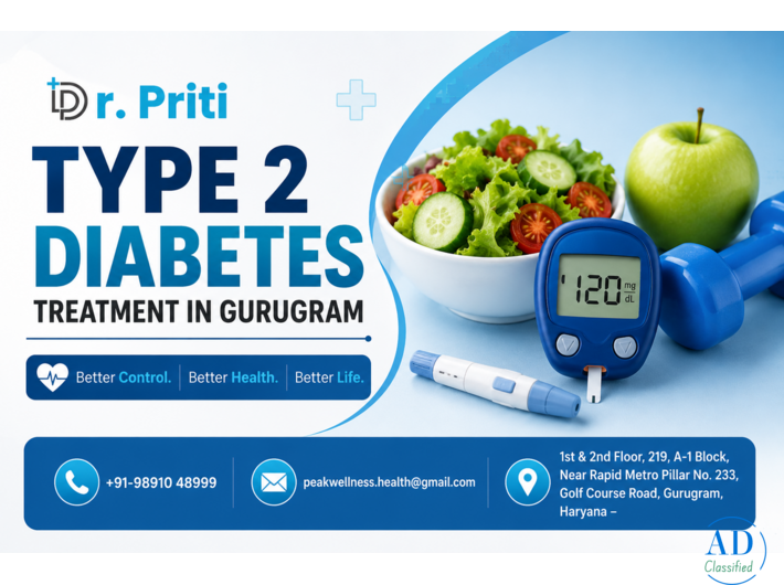 Type 2 diabetes treatment in gurugram | Peakwellness