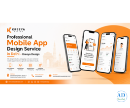 Professional Mobile App Design Service in Delhi - Kreeya Design