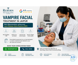 Best Clinic for Vampire Facial Treatment in Jaipur