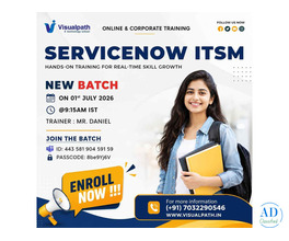 ServiceNow ITSM Online Training | New Batch Starts
