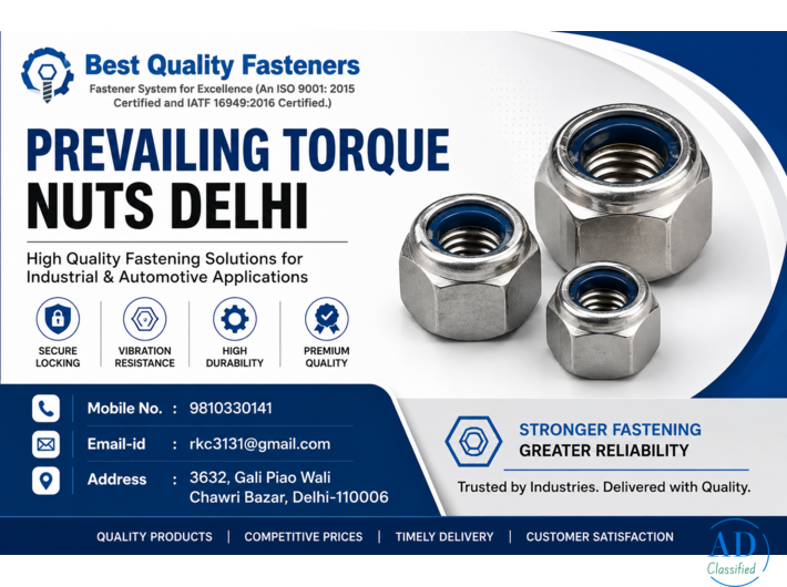 Prevailing Torque Nuts Delhi