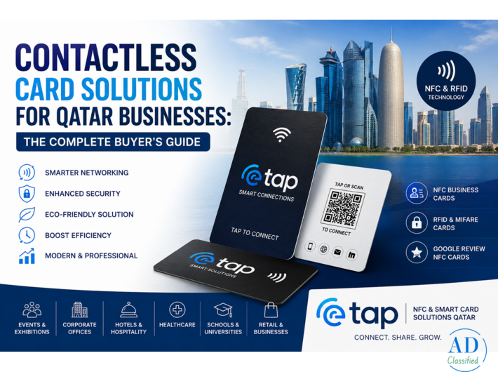 NFC Business Cards, RFID & MIFARE Cards in Qatar