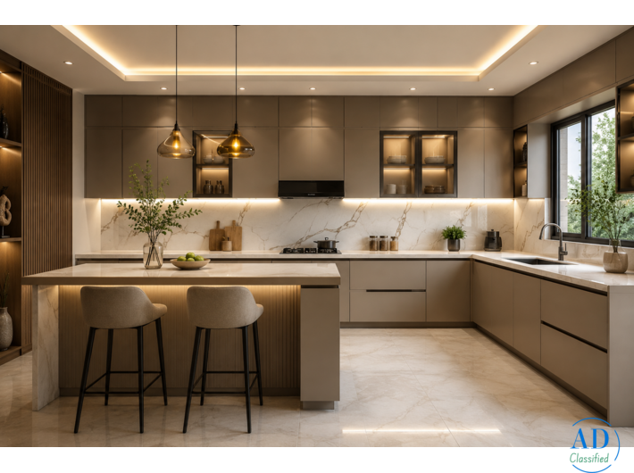Kitchen Modular Services in Lucknow by Bajrang Homes