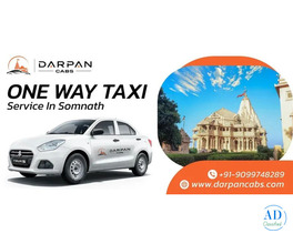 Comfortable One Way Taxi Service in Somnath 24/7