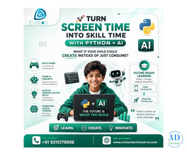 Turn Screen Time Into Skill Time With Python + AI - Evision Technoserve