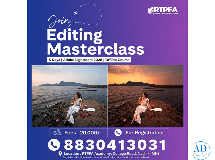 Photography educator academy Nashik| RTPFA Call Now
