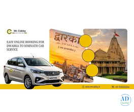 Easy Online Booking for Dwarka to Somnath Cab Service