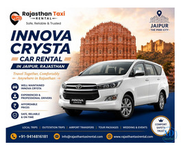 Top Reasons to Book Innova Crysta Car Rental in Jaipur