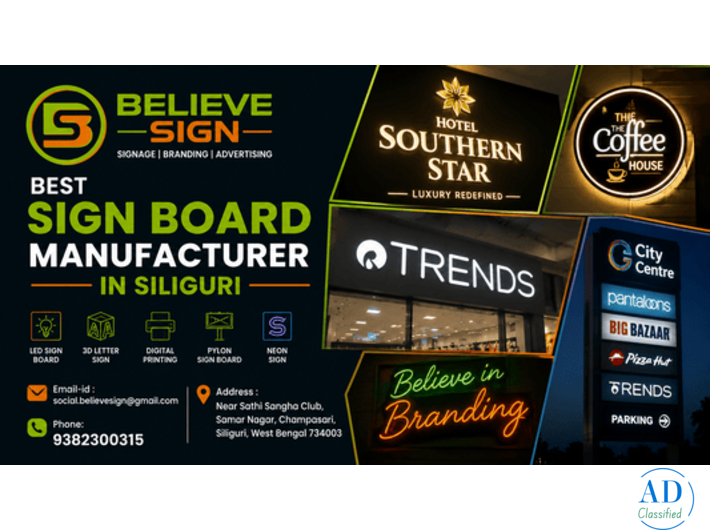 Best Sign board manufacturer in siliguri