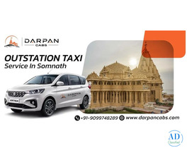 Book Affordable Taxi Service In Somnath with Darpan Cabs