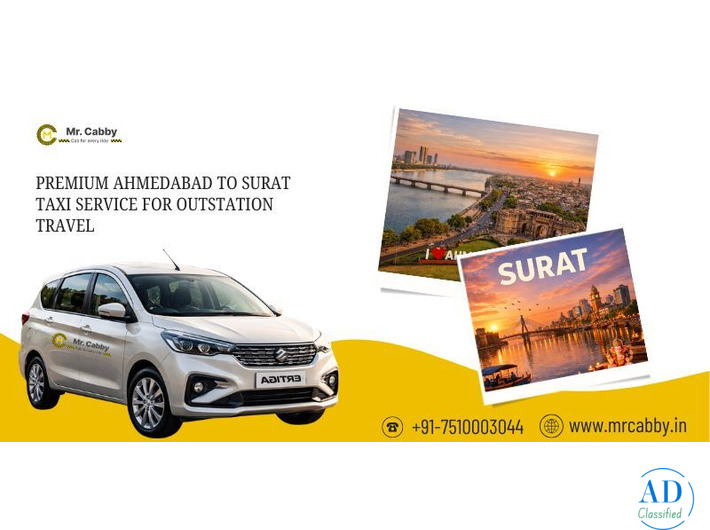 Fast and Safe Ahmedabad to Surat Taxi Service