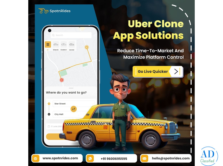 Future-Ready Taxi App Script for Entrepreneurs by SpotnRides