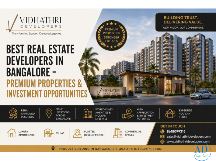Best Real Estate Developers in Bangalore