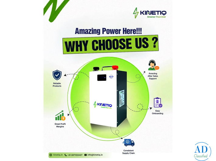 Smart Energy Begins with Kinetiq Batteries