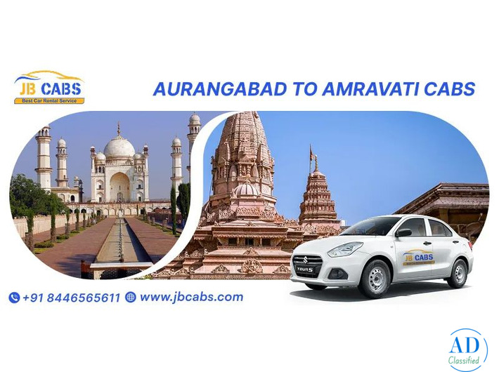 Aurangabad to Amravati Cabs by Reliable & Affordable Taxi Service – JB Cabs