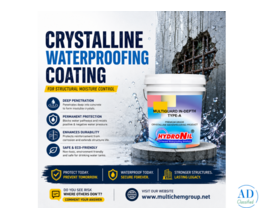 Crystalline Waterproofing Coating for Structural Moisture Control