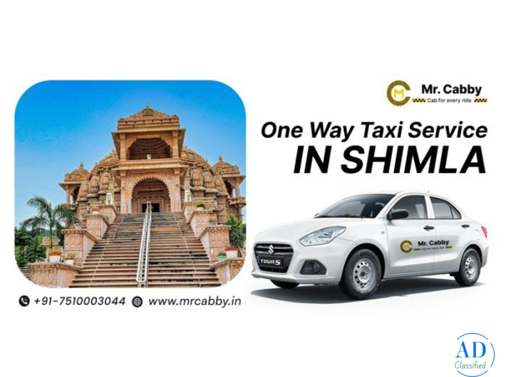 One Way Drop Taxi in Shimla – Cab Booking @ Rs.12/km