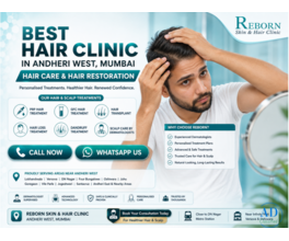 Best Hair Clinic near Lokhandwala in Andheri West, Mumbai