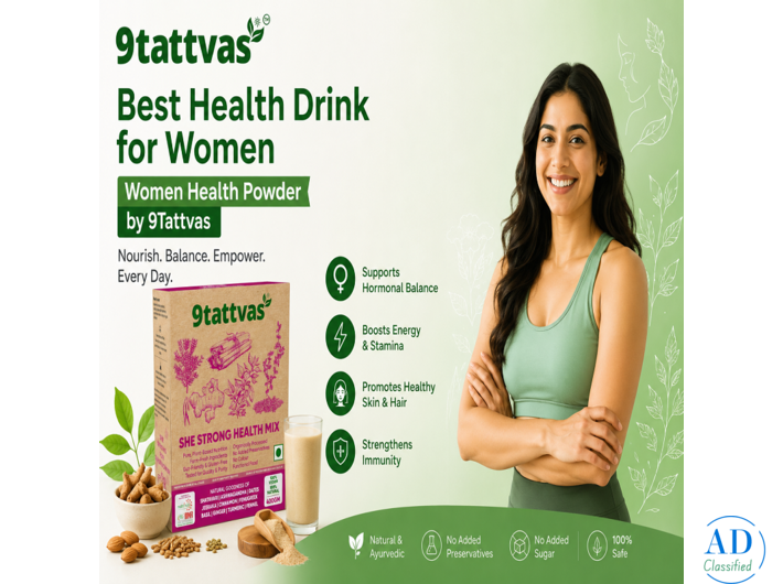 Best Health Drink for Women | Women Health Powder by 9Tattvas