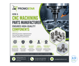 How a CNC Machining Parts Manufacturer Ensures High-Quality Components