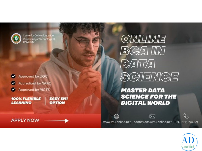 🎓 Online BCA in Data Science – VTU