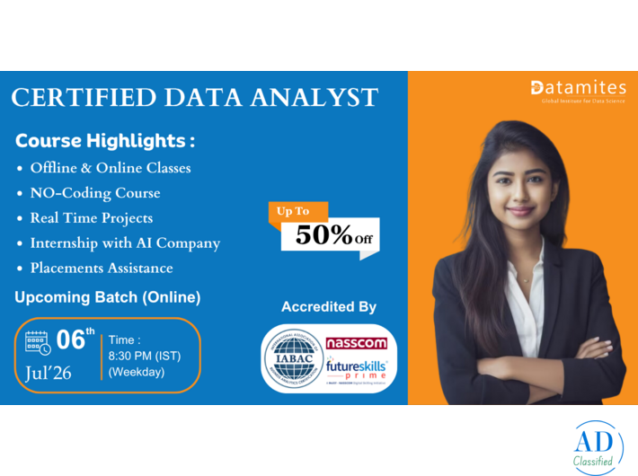 DataMites Data Analytics Classes in Agra