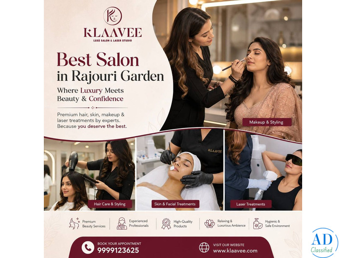 Best Salon in Rajouri Garden for Luxury Beauty and Grooming Services