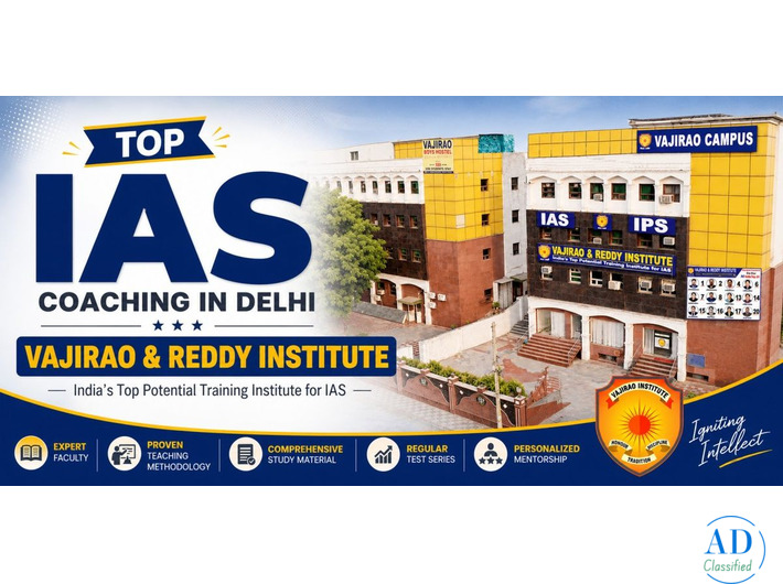Top IAS Coaching in Delhi- Vajirao & Reddy Institute