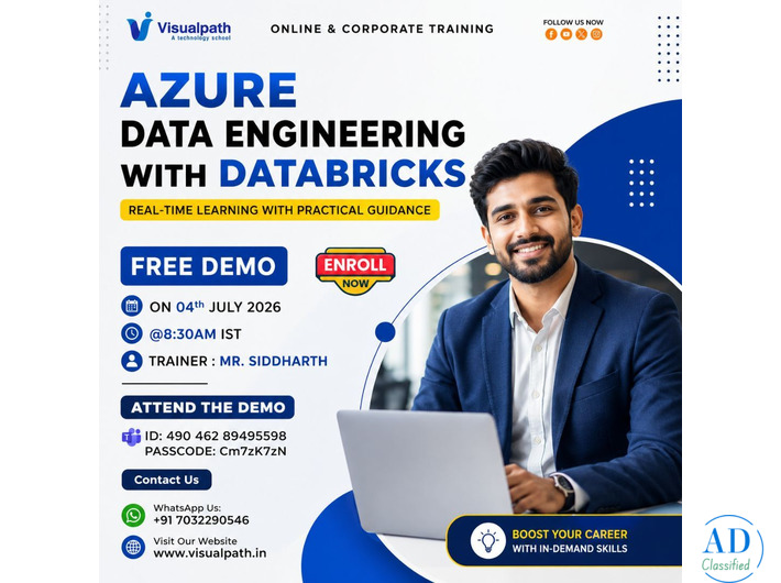 Azure Data Engineering Databricks Live Free Demo Class