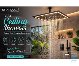 Best Ceiling Showers for a Luxurious & Refreshing Bathroom Experience