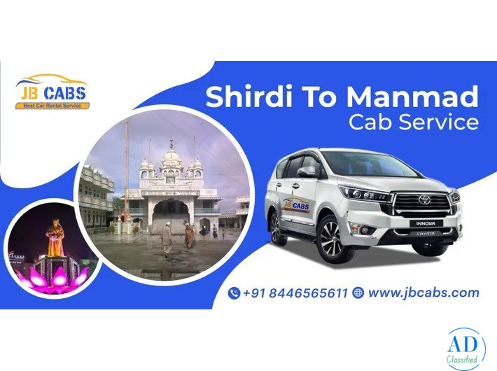 Shirdi to Manmad Cab Service by JB Cabs