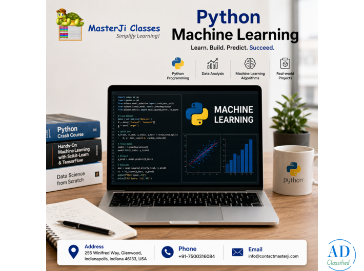 Learn Python Machine Learning with Contact Master Ji
