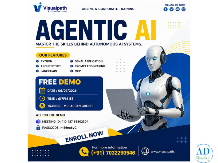 Agentic AI Course Online | Free Demo Enroll Now