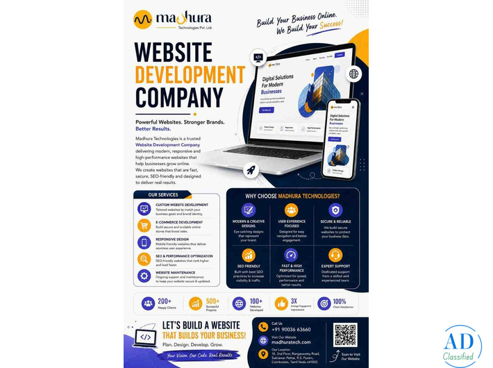 Creative Website Development Company – Madhura Technologies