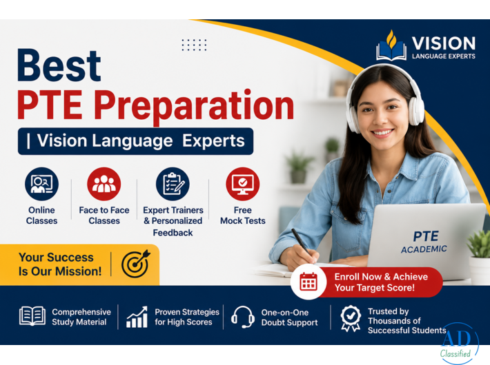 PTE Preparation Online & Face-to-Face Classes