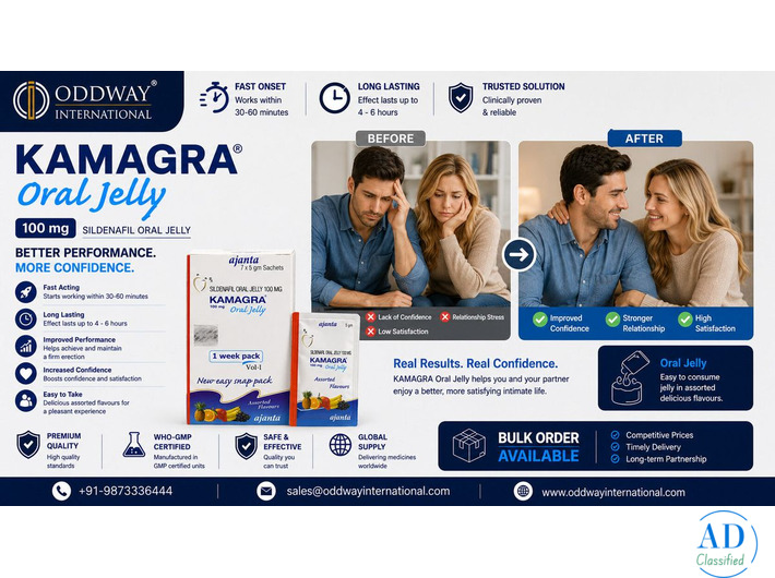 Bulk Buy Kamagra Oral Jelly USA – Oddway