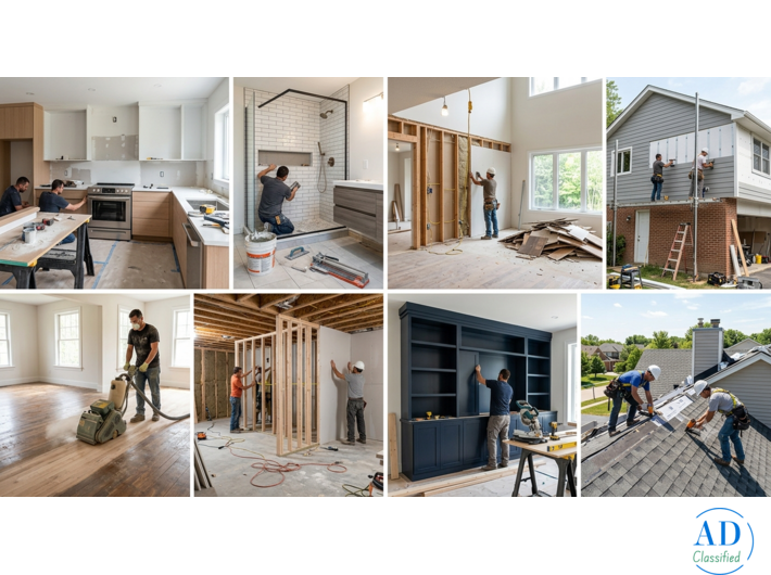 Expert renovation and remodeling services to transform your home or commercial space.
