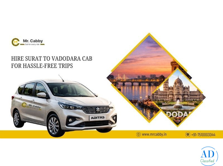 Surat to Vadodara Cab Booking Online
