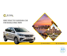 Surat to Vadodara Cab Booking Online