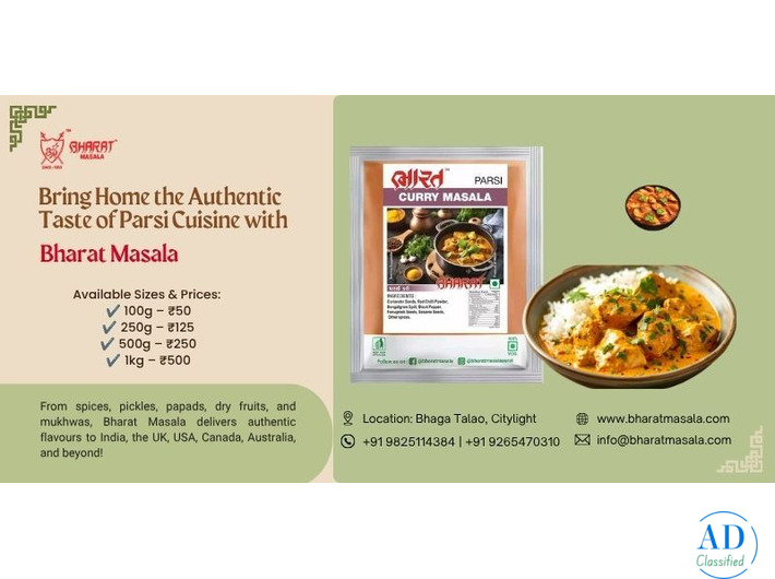 Bring Home the Authentic Taste of Parsi Cuisine with Bharat Masala