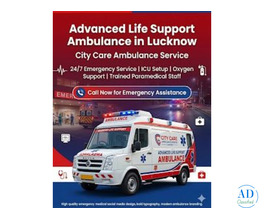 Advance life support ambulance in lucknow