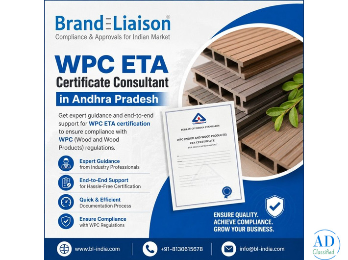 If You Are Looking for a WPC ETA Certificate Consultant in Andhra Pradesh, Contact Us Today