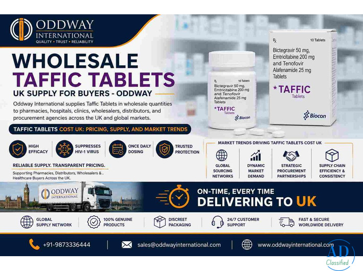 Wholesale Taffic Tablets UK – Bulk Pharmaceutical Supply for UK Buyers
