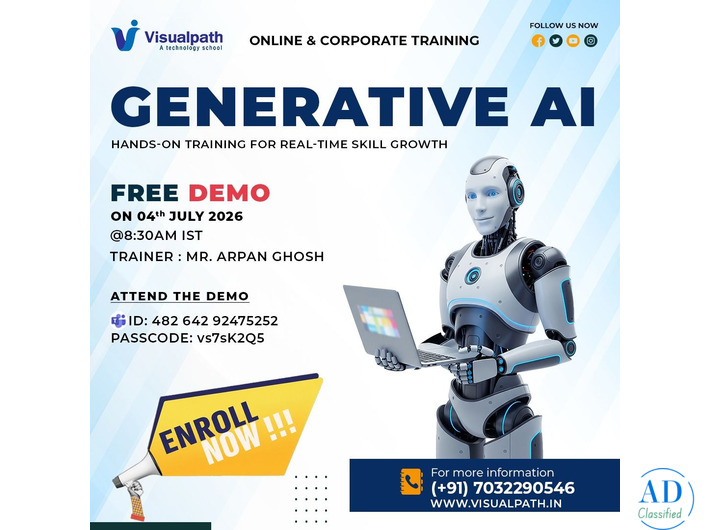 Join Free Demo Generative AI Online Session on June 04th