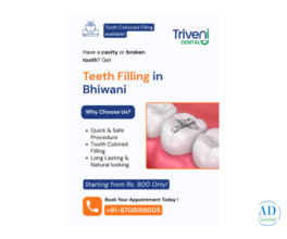 Affordable Teeth Filling Treatment in Bhiwani | Triveni Dental