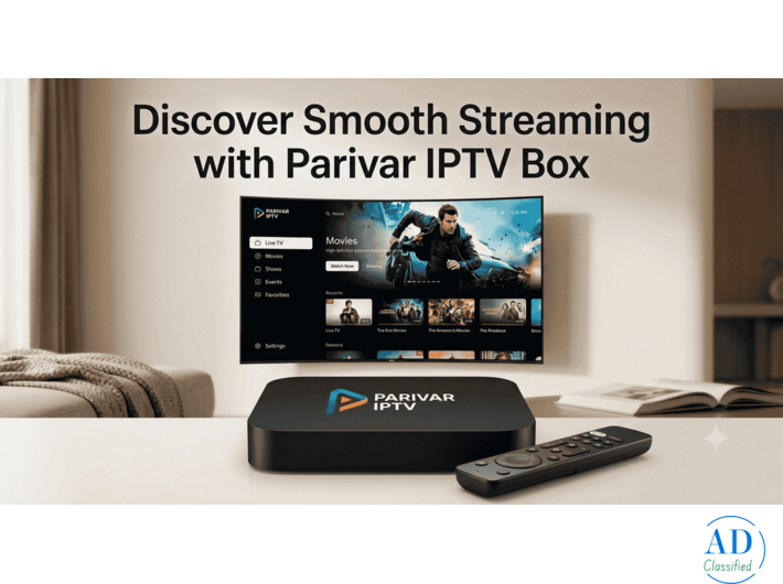 Discover Smooth Streaming with Parivar IPTV Box